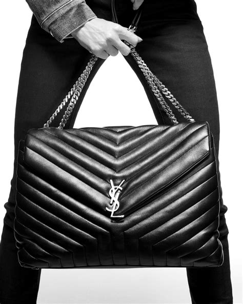 ysl large shoulder bag|saint laurent loulou shoulder bag.